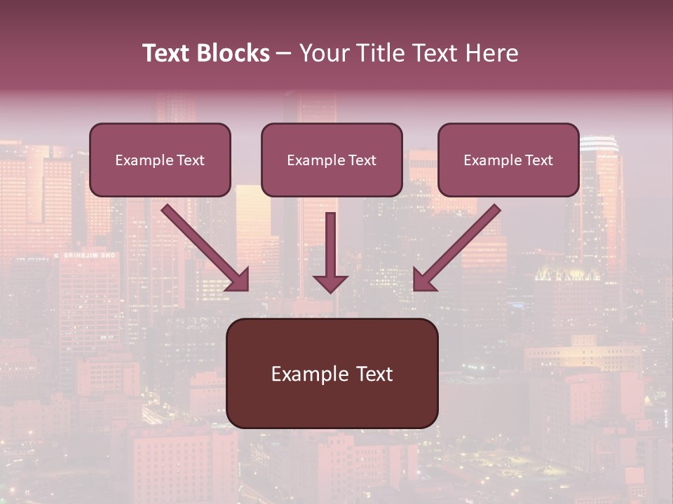 Evening California North America PowerPoint Template