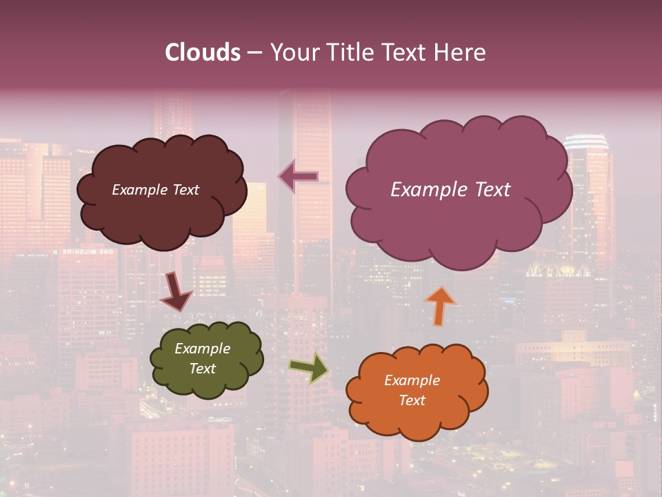 Evening California North America PowerPoint Template
