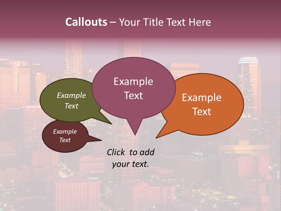 Evening California North America PowerPoint Template