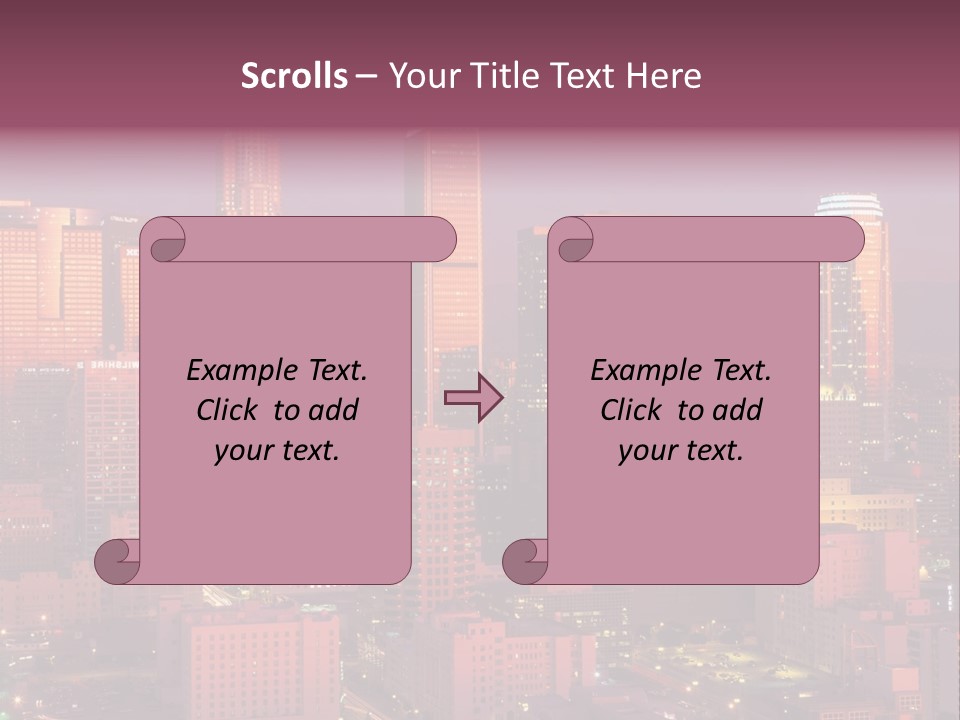 Evening California North America PowerPoint Template