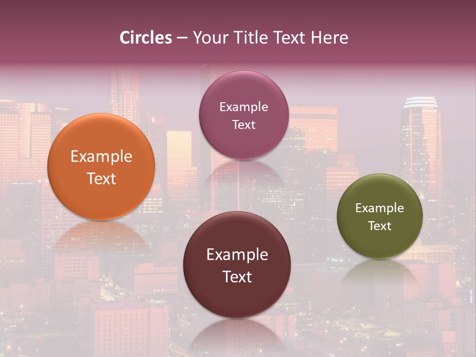 Evening California North America PowerPoint Template