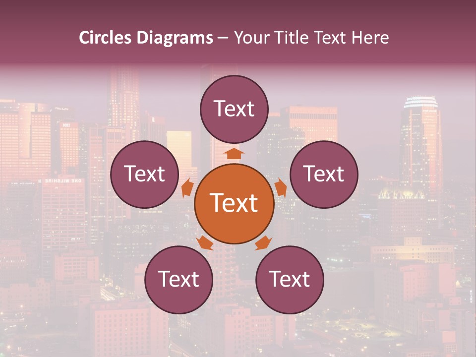 Evening California North America PowerPoint Template