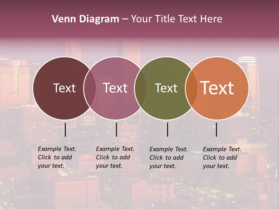 Evening California North America PowerPoint Template