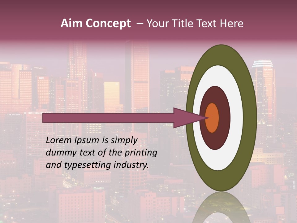 Evening California North America PowerPoint Template