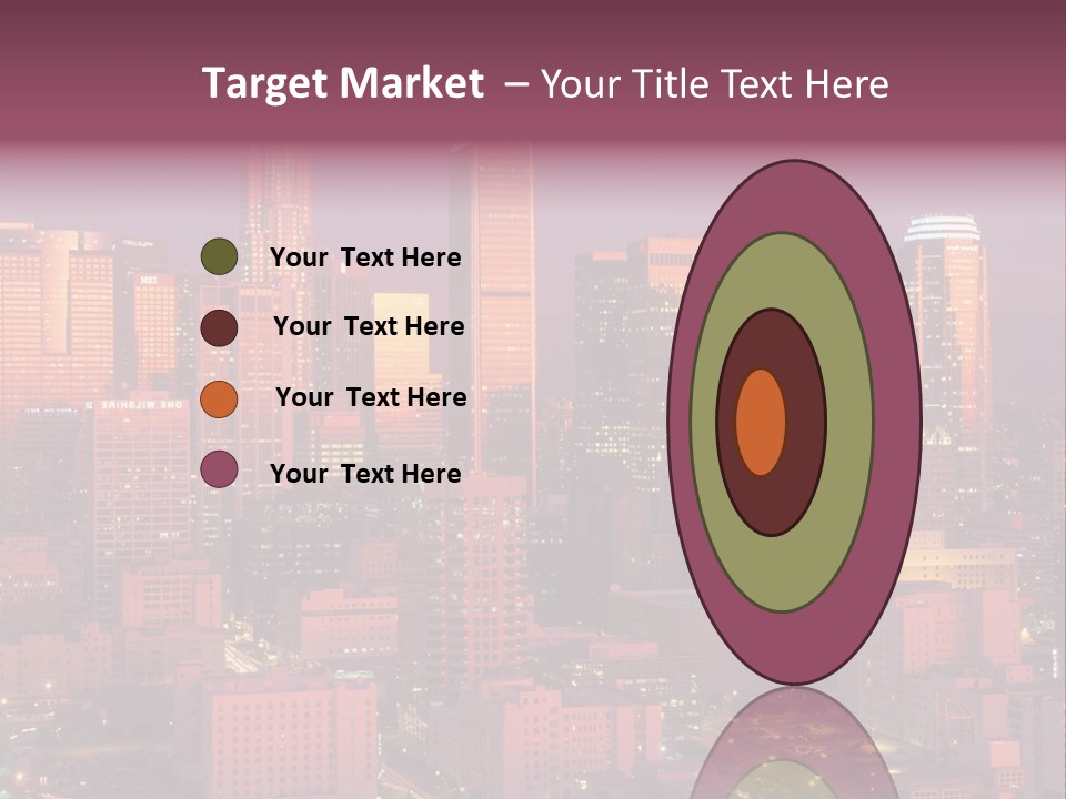 Evening California North America PowerPoint Template