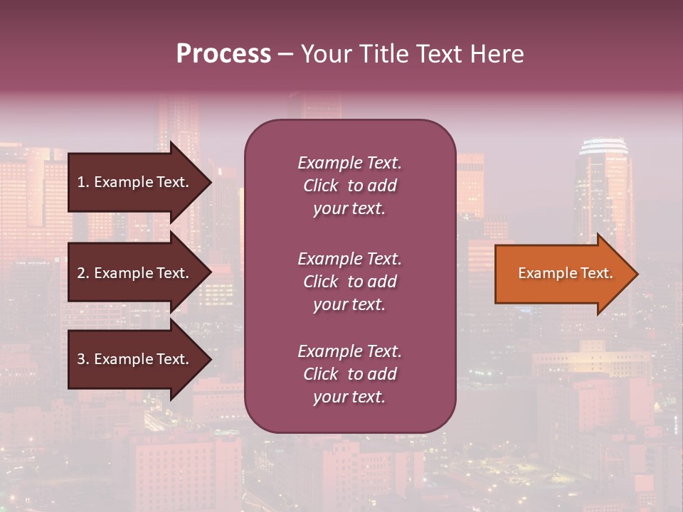 Evening California North America PowerPoint Template