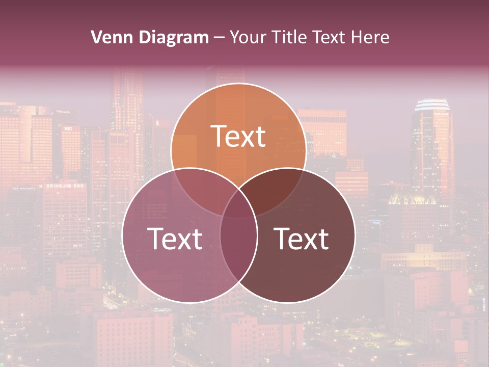 Evening California North America PowerPoint Template