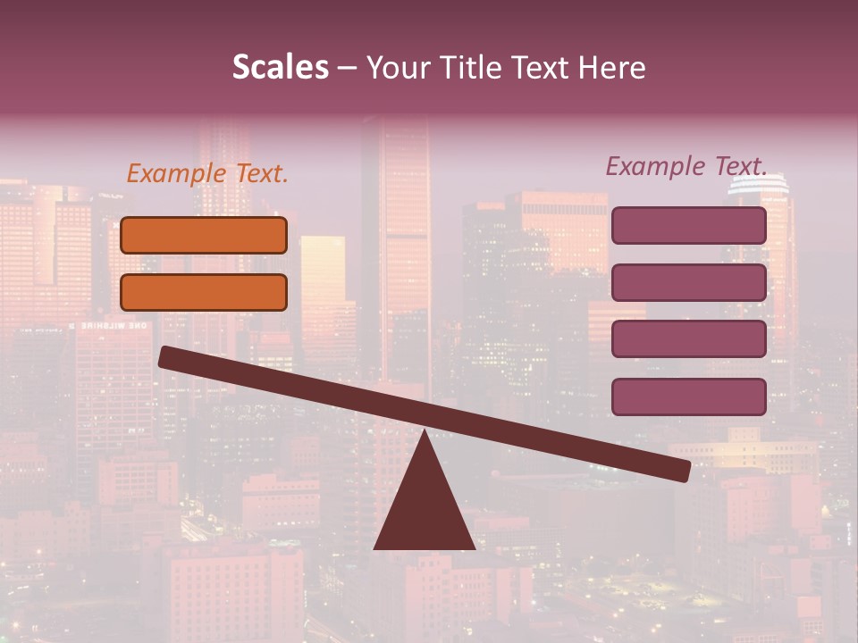 Evening California North America PowerPoint Template