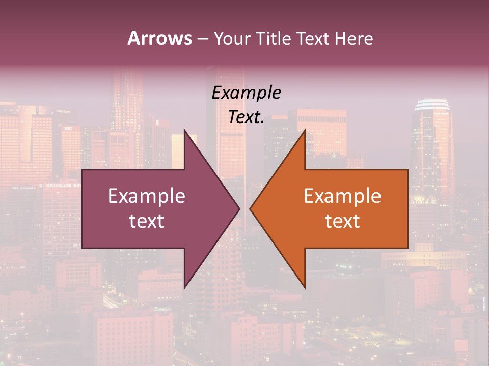 Evening California North America PowerPoint Template