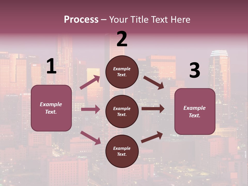 Evening California North America PowerPoint Template