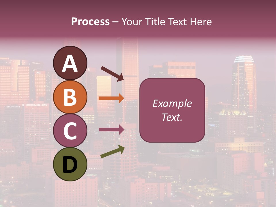 Evening California North America PowerPoint Template