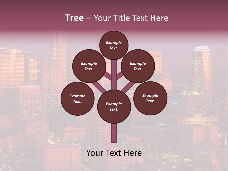 Evening California North America PowerPoint Template