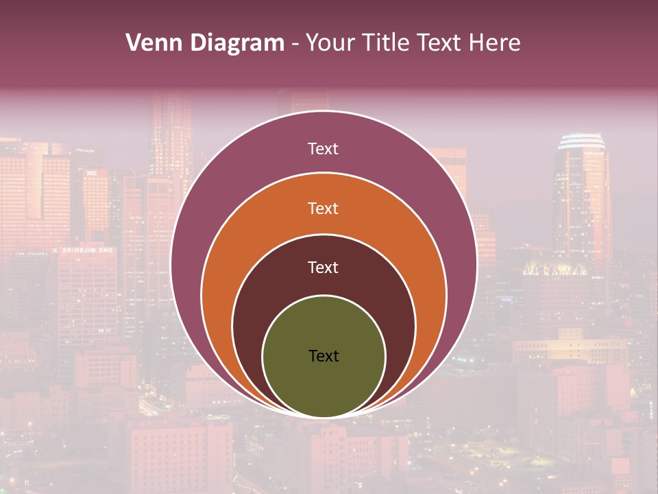 Evening California North America PowerPoint Template