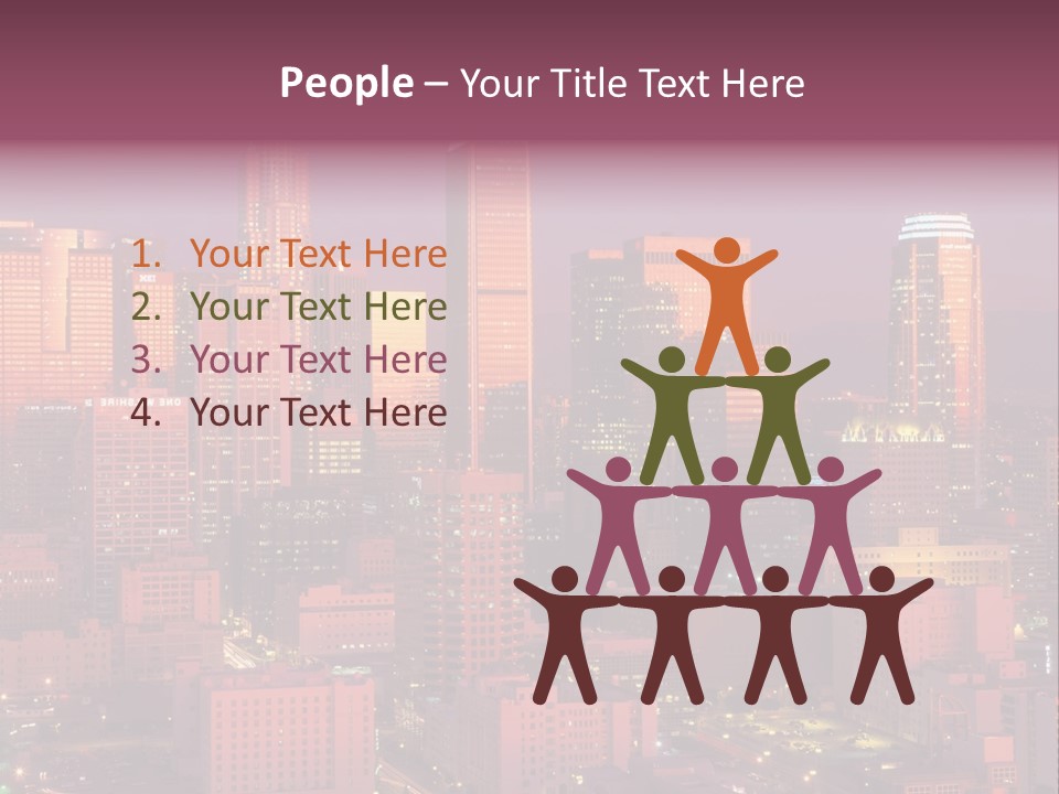 Evening California North America PowerPoint Template