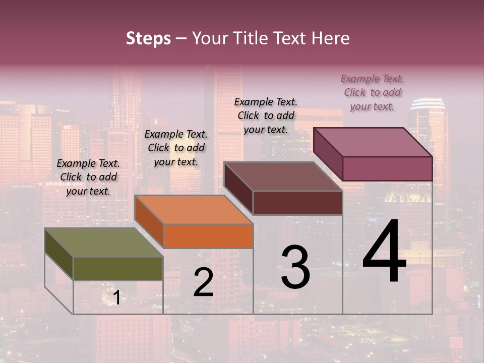 Evening California North America PowerPoint Template