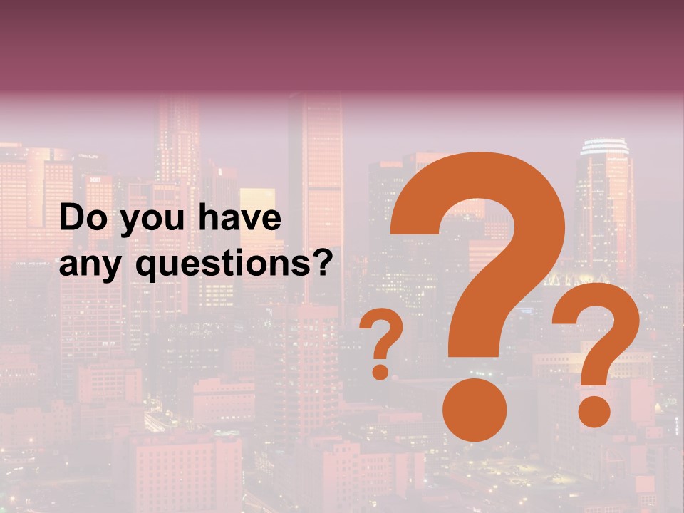 Evening California North America PowerPoint Template