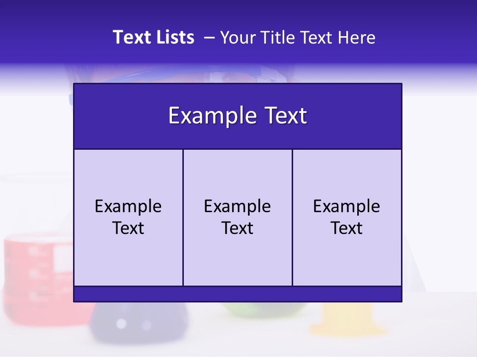 Isolated Chemist Child PowerPoint Template