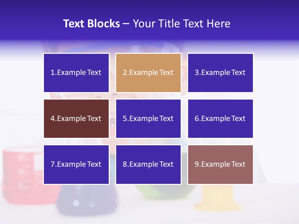 Isolated Chemist Child PowerPoint Template