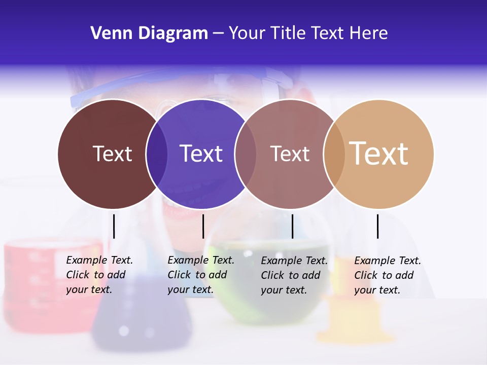Isolated Chemist Child PowerPoint Template