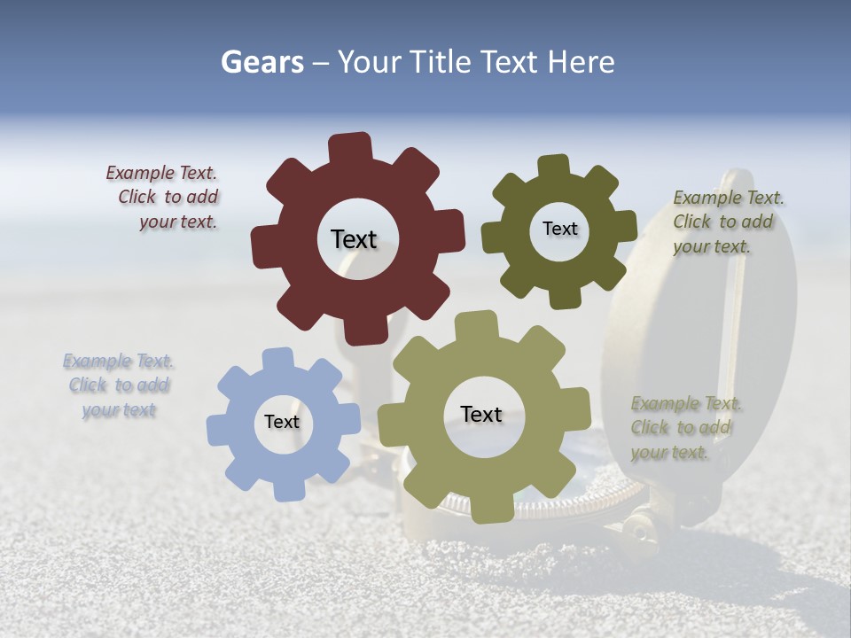 East South Texture PowerPoint Template