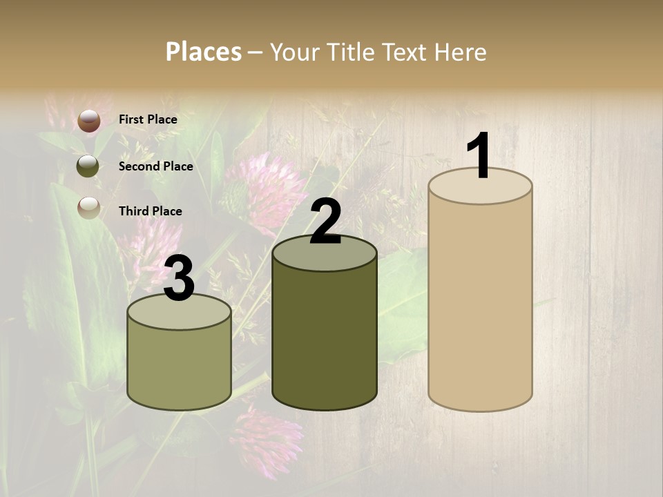 Leaves Pharmaceutical Herb PowerPoint Template