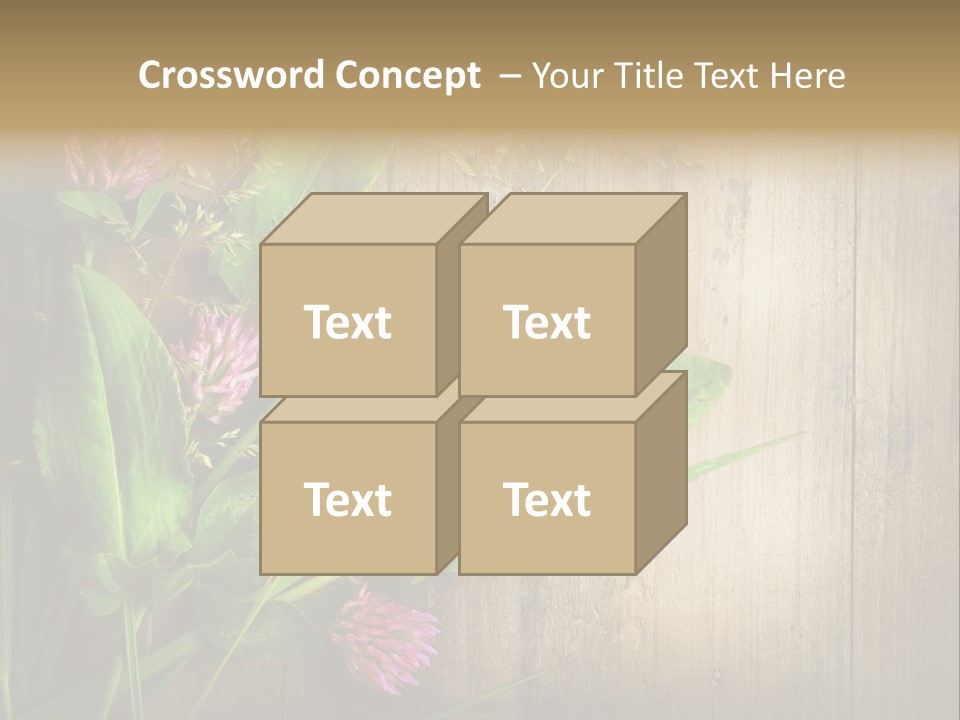 Leaves Pharmaceutical Herb PowerPoint Template