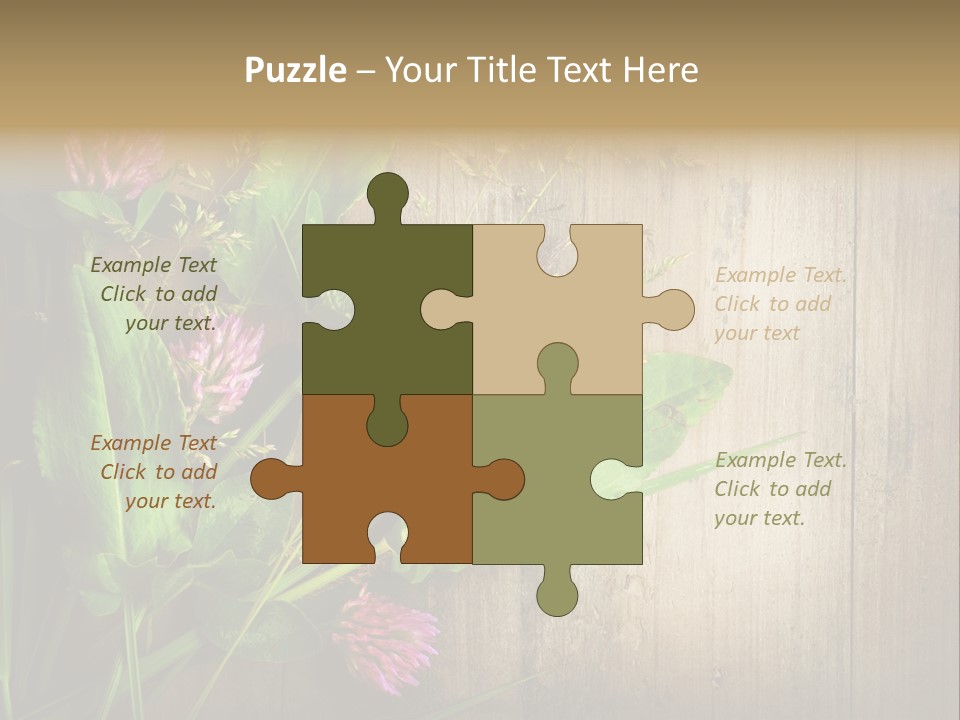 Leaves Pharmaceutical Herb PowerPoint Template