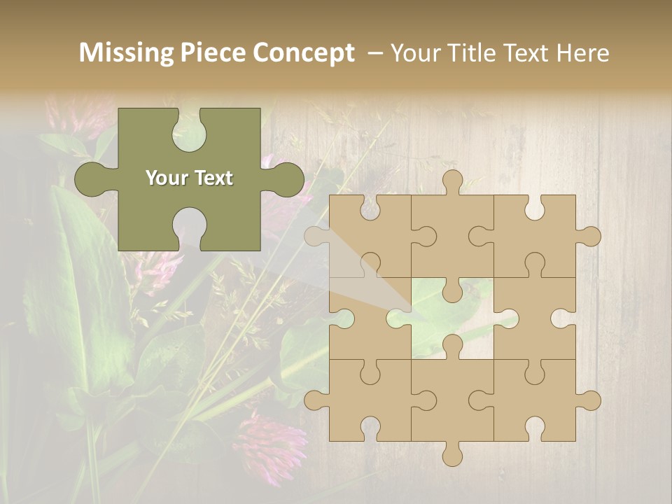 Leaves Pharmaceutical Herb PowerPoint Template