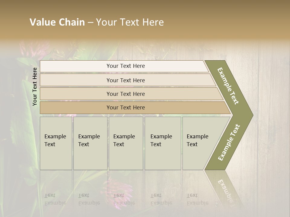 Leaves Pharmaceutical Herb PowerPoint Template