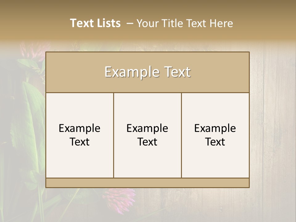 Leaves Pharmaceutical Herb PowerPoint Template