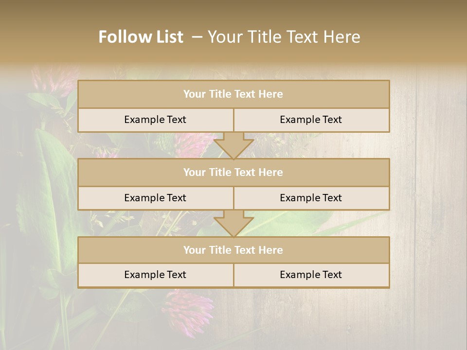 Leaves Pharmaceutical Herb PowerPoint Template