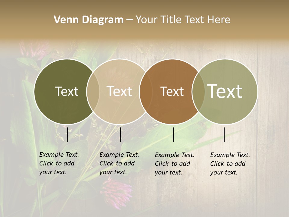 Leaves Pharmaceutical Herb PowerPoint Template