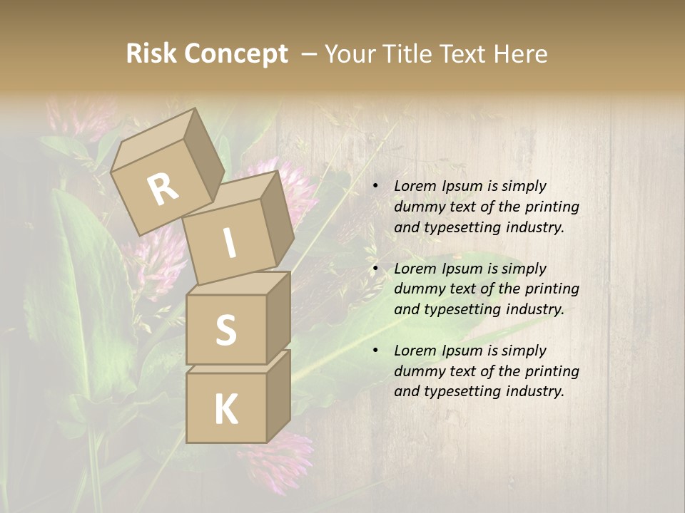 Leaves Pharmaceutical Herb PowerPoint Template