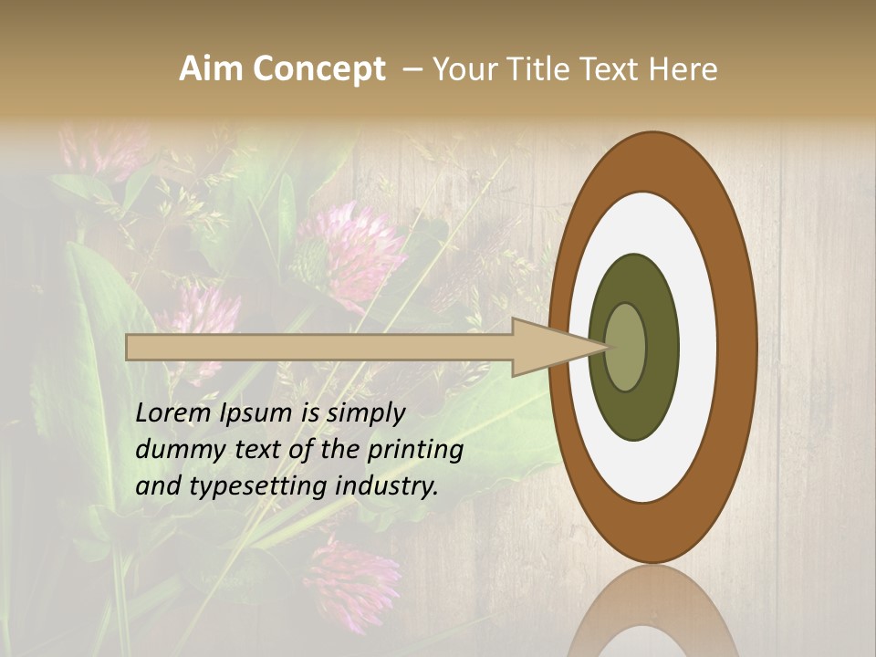 Leaves Pharmaceutical Herb PowerPoint Template