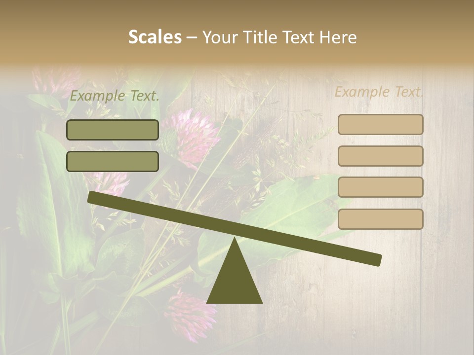 Leaves Pharmaceutical Herb PowerPoint Template