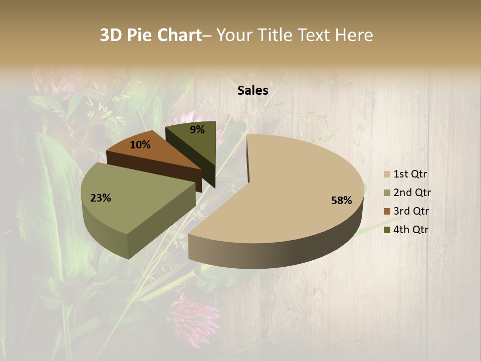 Leaves Pharmaceutical Herb PowerPoint Template
