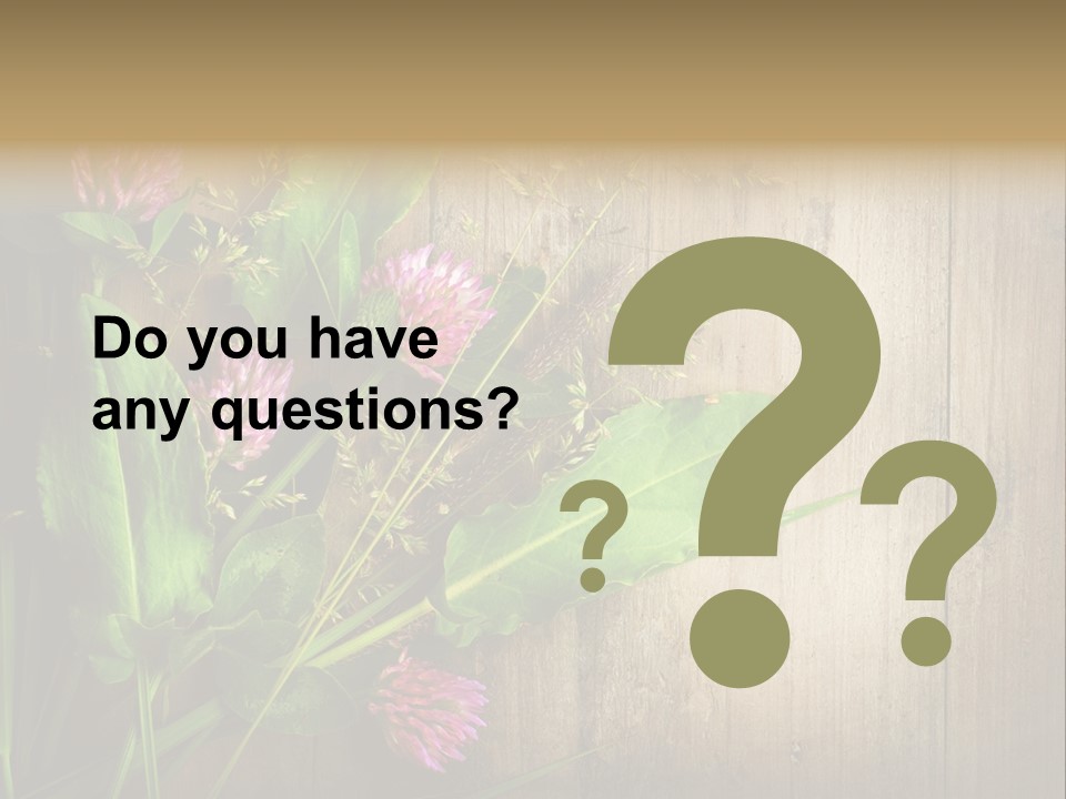 Leaves Pharmaceutical Herb PowerPoint Template