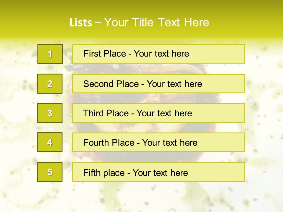 Table Diet Dining PowerPoint Template