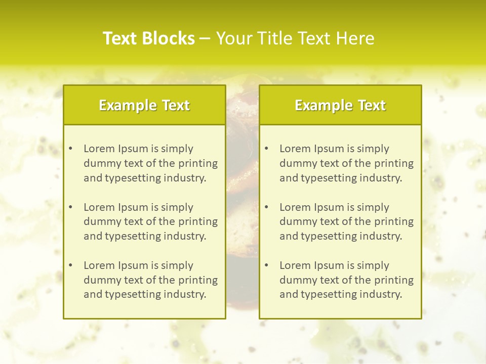 Table Diet Dining PowerPoint Template