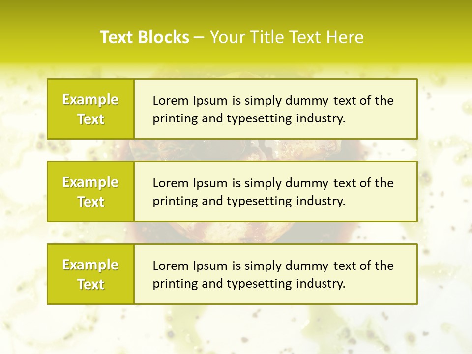 Table Diet Dining PowerPoint Template