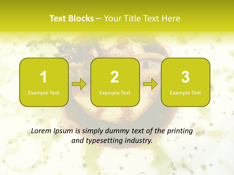 Table Diet Dining PowerPoint Template