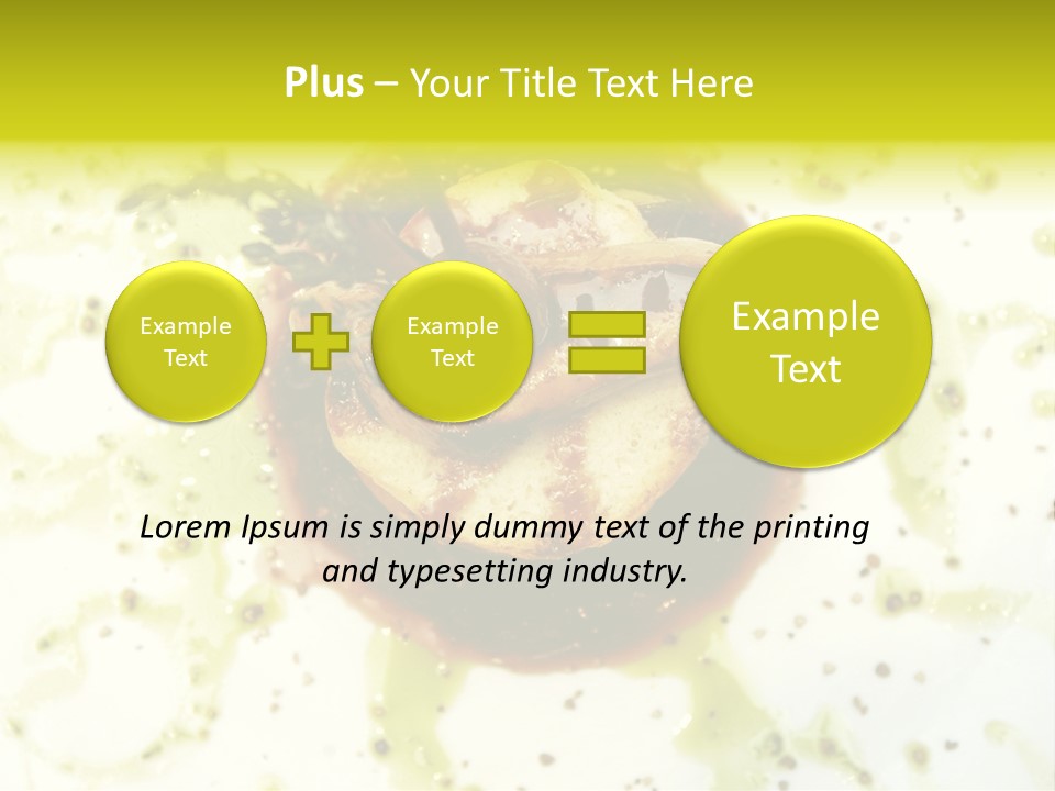Table Diet Dining PowerPoint Template