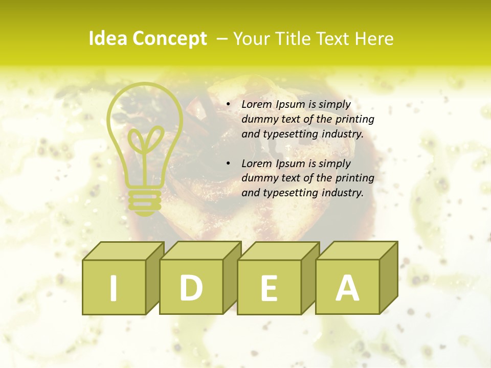 Table Diet Dining PowerPoint Template