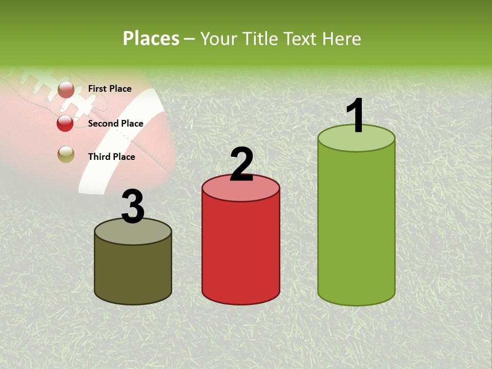 Game Recreation Yard Line PowerPoint Template