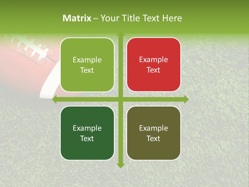 Game Recreation Yard Line PowerPoint Template