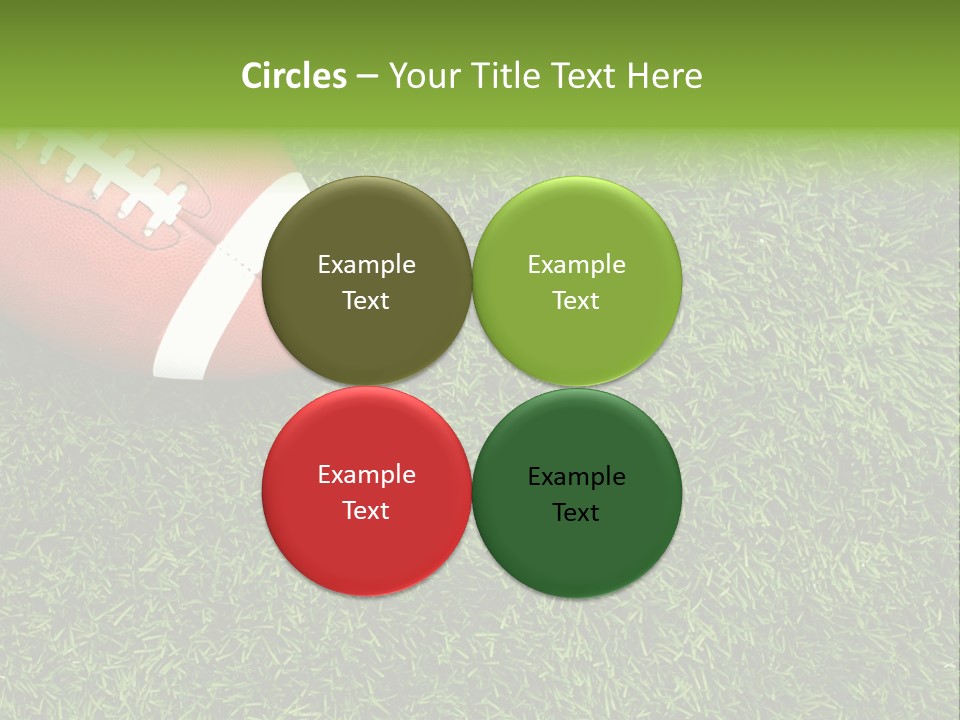 Game Recreation Yard Line PowerPoint Template