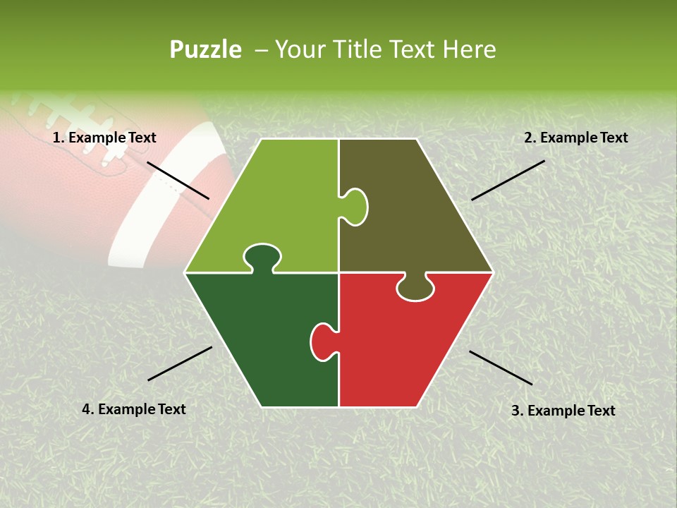 Game Recreation Yard Line PowerPoint Template