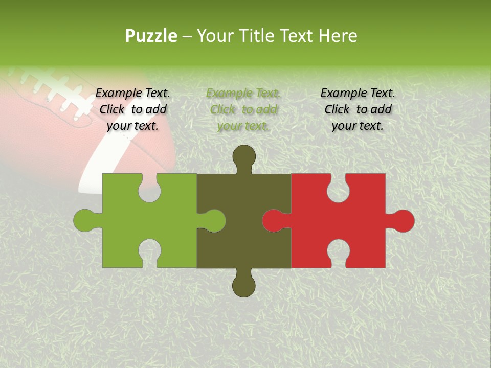 Game Recreation Yard Line PowerPoint Template