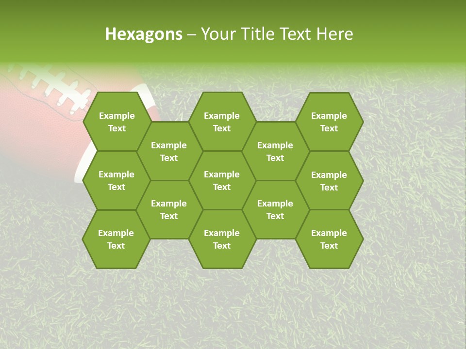 Game Recreation Yard Line PowerPoint Template