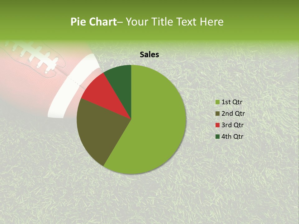 Game Recreation Yard Line PowerPoint Template